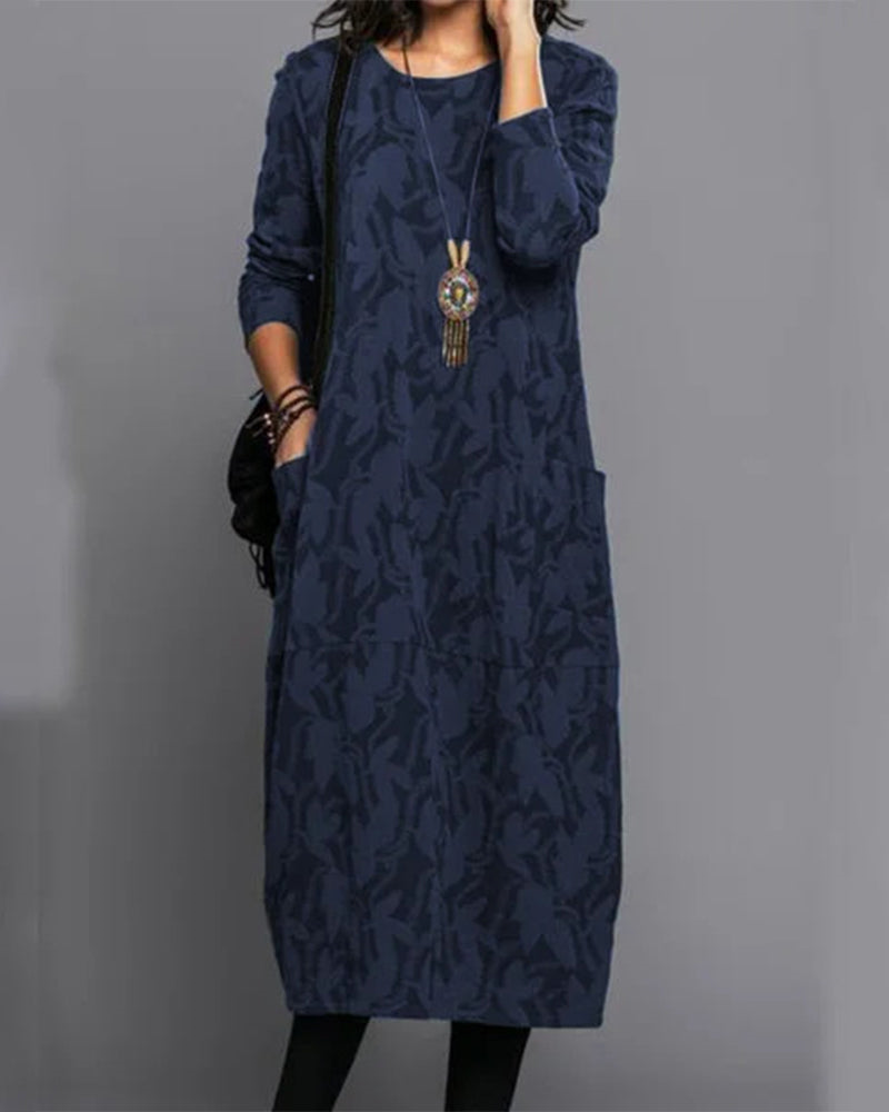 Damen Elegantes Midi-Kleid