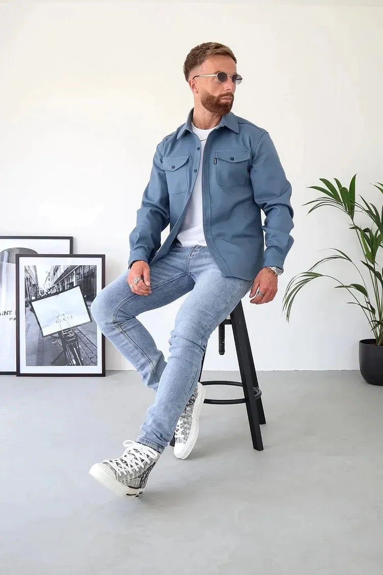Oberhemd | Langarm | Hemdjacke | Herrenkleidung-Chaps Herrenmode