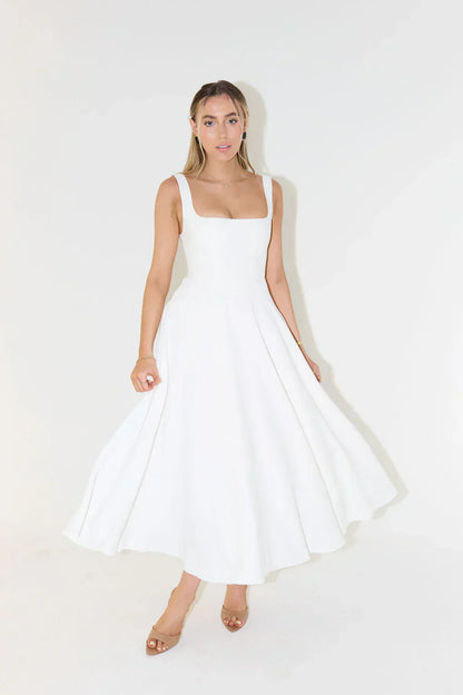 Damen Festliches Midi-Kleid Elegant
