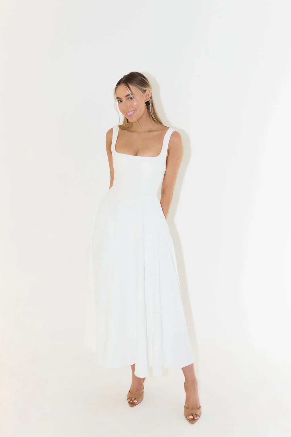 Damen Festliches Midi-Kleid Elegant