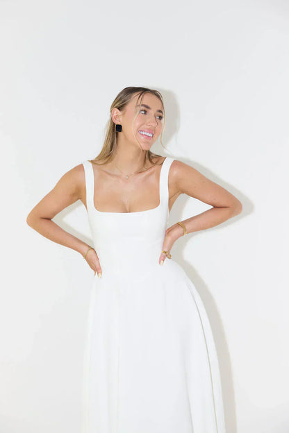 Damen Festliches Midi-Kleid Elegant