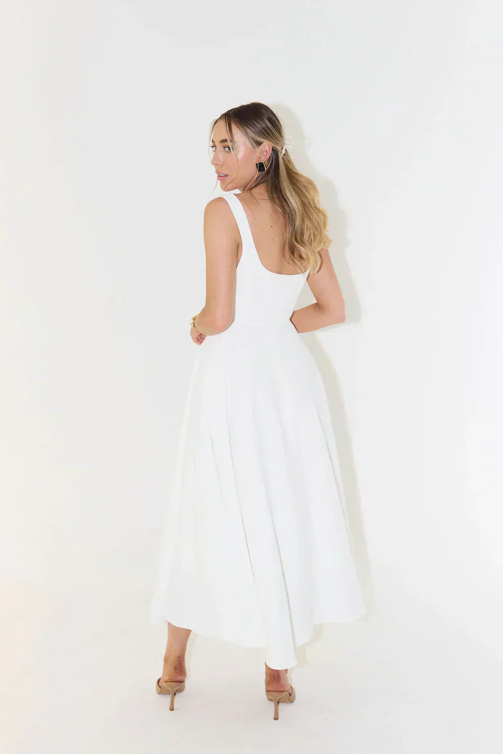 Damen Festliches Midi-Kleid Elegant