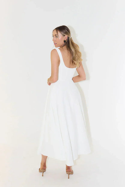Damen Festliches Midi-Kleid Elegant