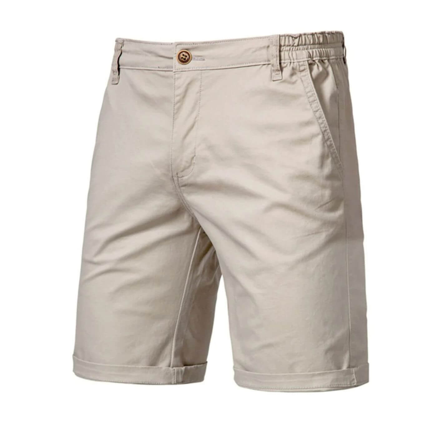 Herren Chino Shorts Lässig Beige