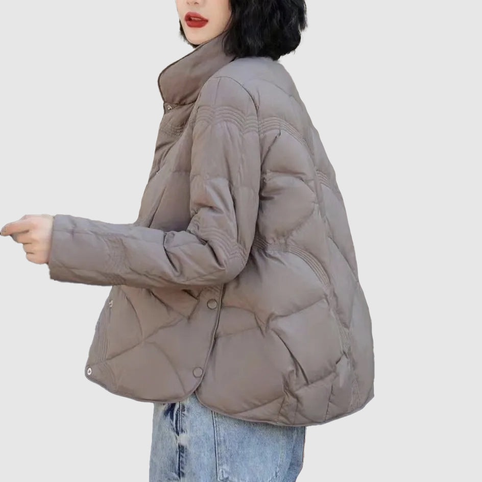 Eveloria Damen Steppjacke Warm Gesteppt