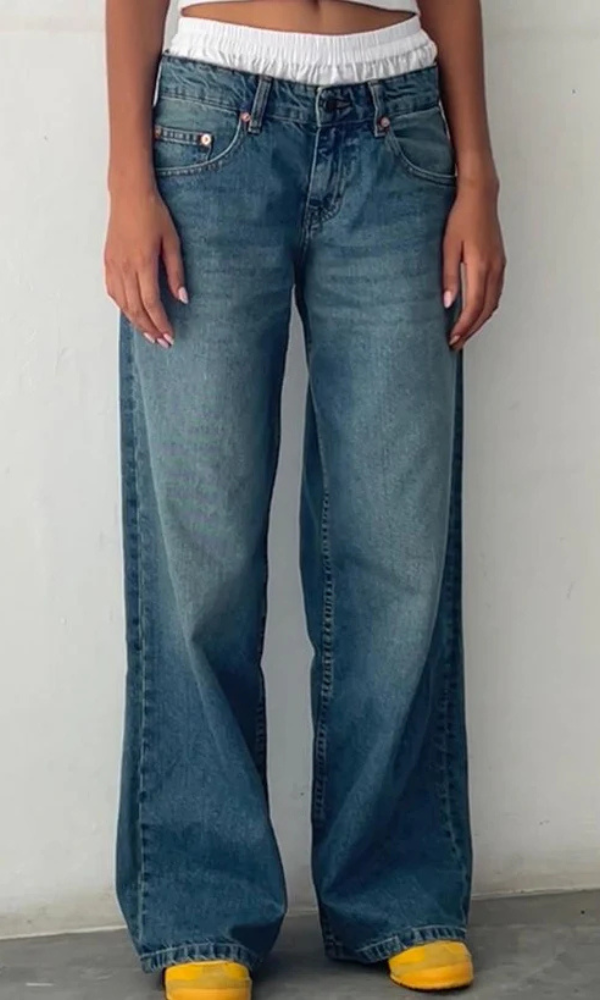 Damen Stretch Jeans Lang