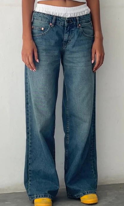 Damen Stretch Jeans Lang