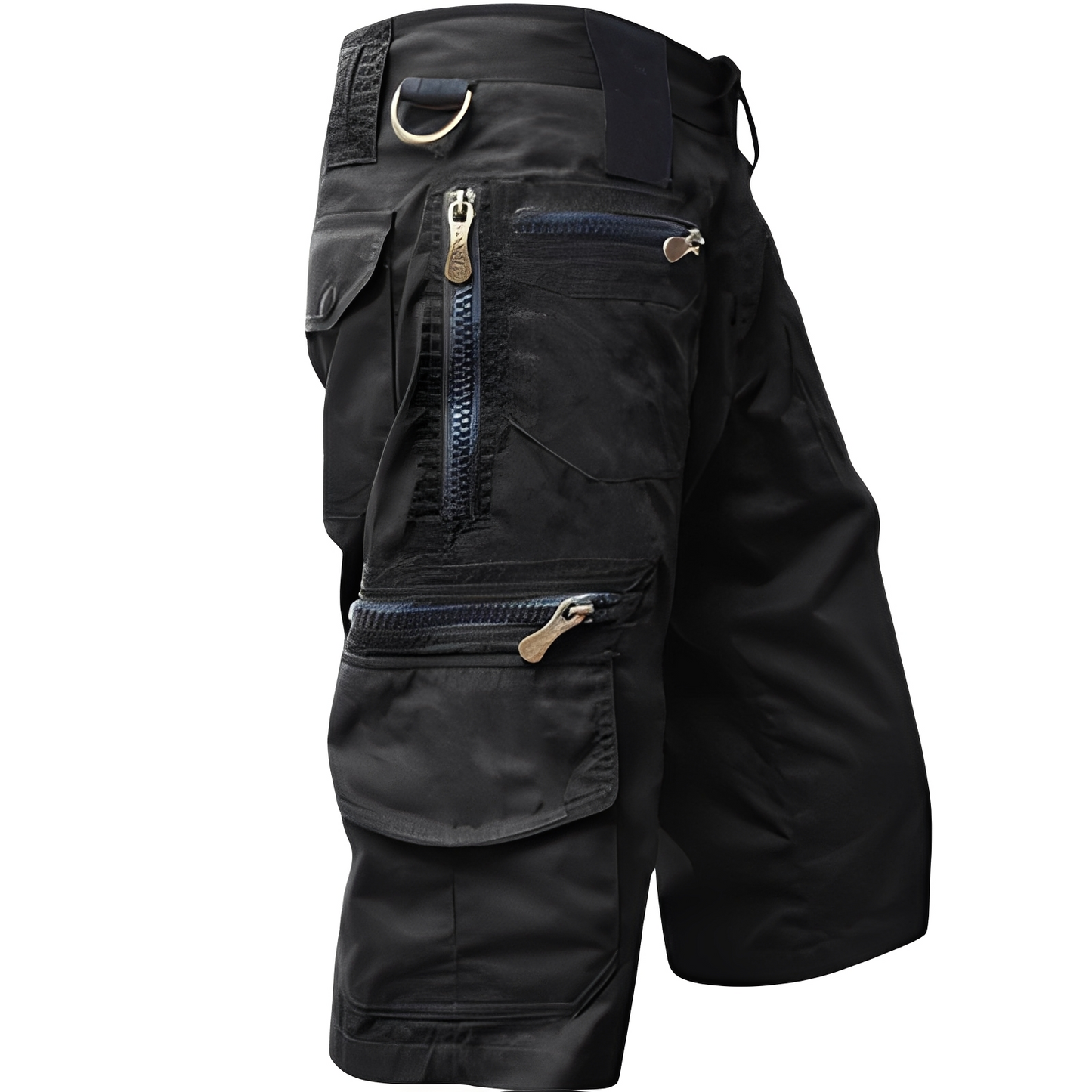 Herren Cargo Shorts Leicht Baumwolle Beige