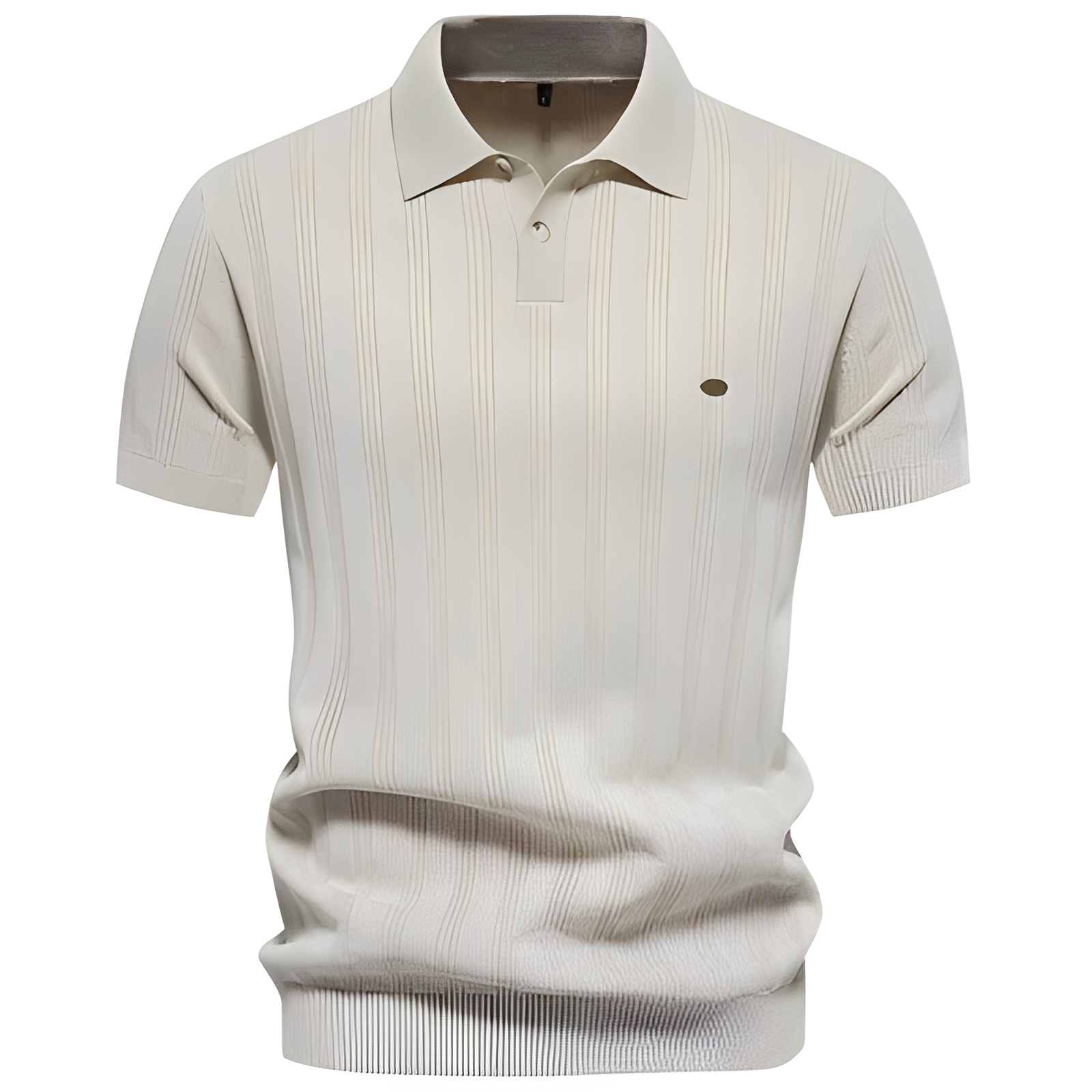 Herren Polo-Shirt Atmungsaktives Baumwoll-Polo Weiß - Eveloria