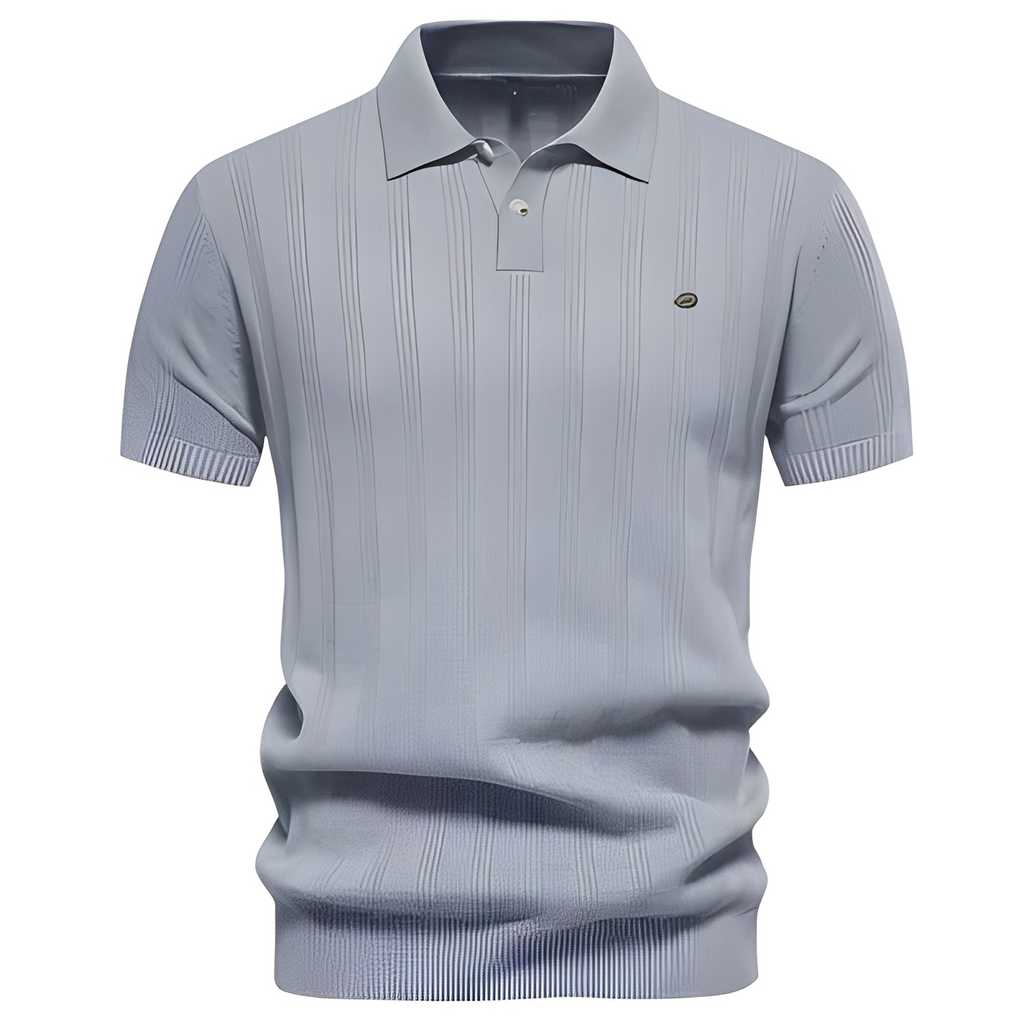 Herren Polo-Shirt Atmungsaktives Baumwoll-Polo Weiß
