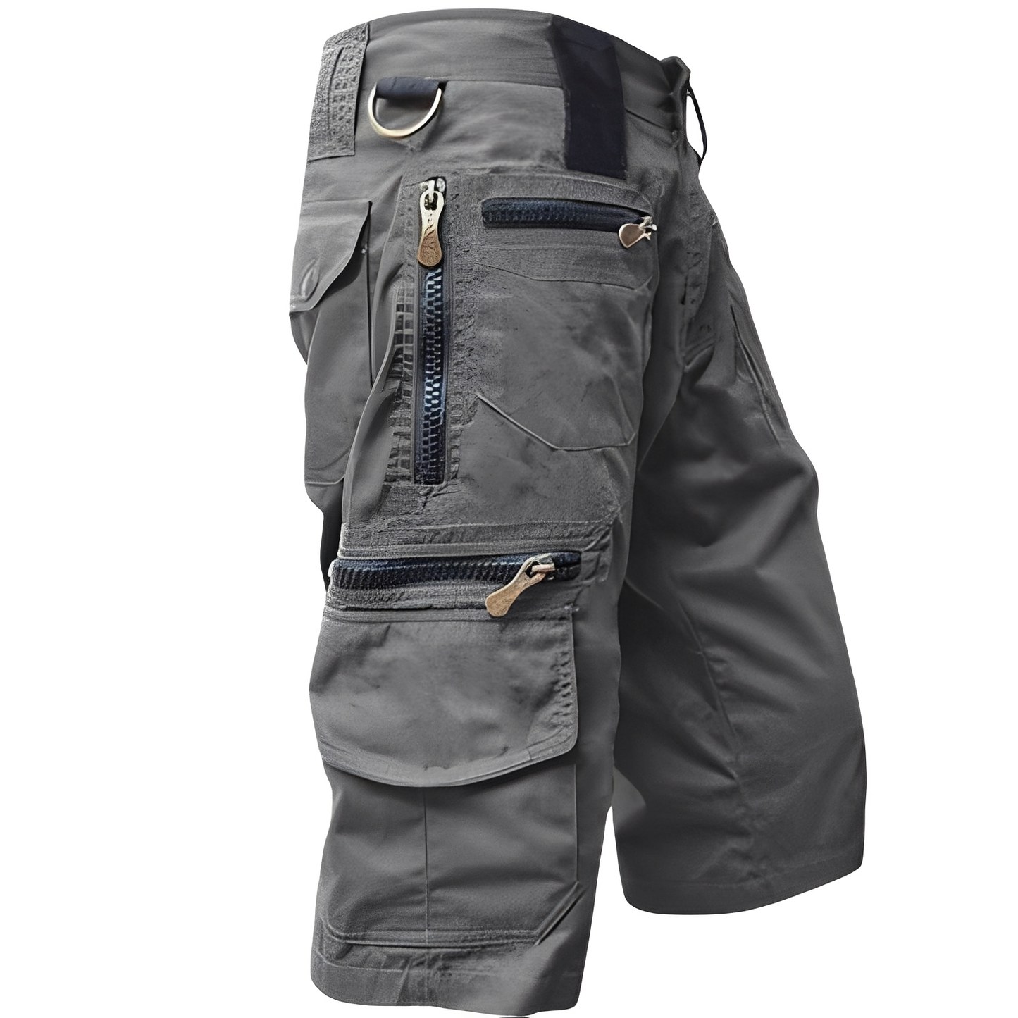 Herren Cargo Shorts Leicht Baumwolle Beige