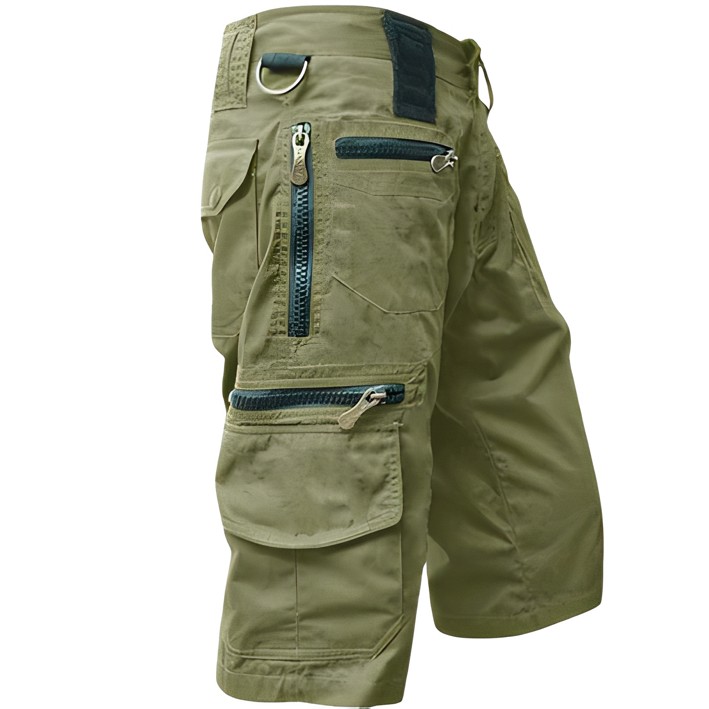 Herren Cargo Shorts Leicht Baumwolle Beige - Eveloria