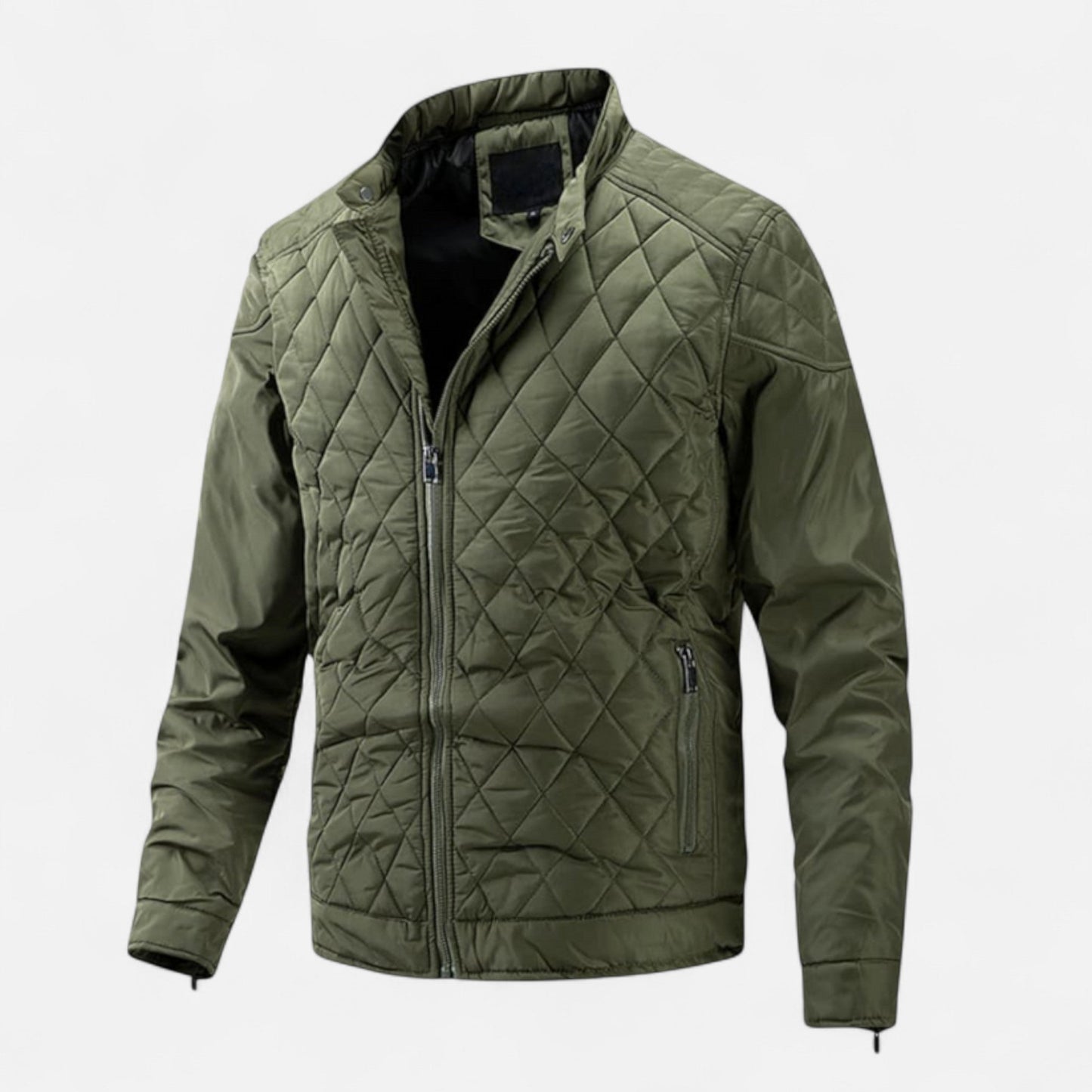 Herren Leichte Steppjacke Reißverschluss