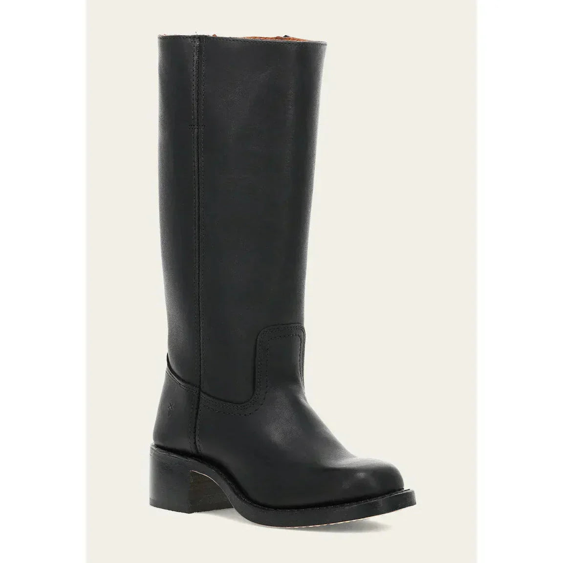 Damen Stiefel Eckspitze Hoher Schaft Stabiler Absatz