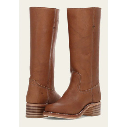 Damen Stiefel Eckspitze Hoher Schaft Stabiler Absatz