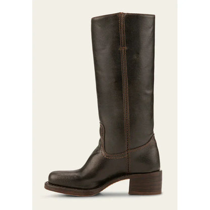 Damen Stiefel Eckspitze Hoher Schaft Stabiler Absatz