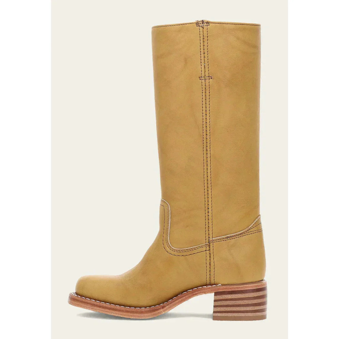Damen Stiefel Eckspitze Hoher Schaft Stabiler Absatz