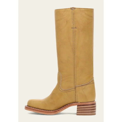 Damen Stiefel Eckspitze Hoher Schaft Stabiler Absatz