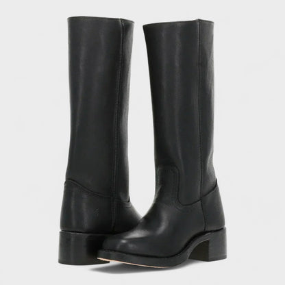 Damen Cowboy Stiefeletten Plateau