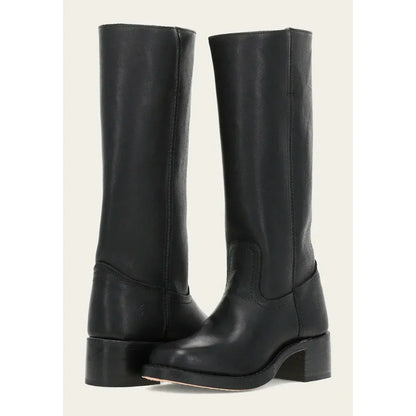 Damen Stiefel Eckspitze Hoher Schaft Stabiler Absatz