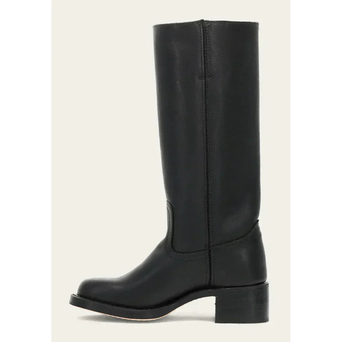 Damen Stiefel Eckspitze Hoher Schaft Stabiler Absatz