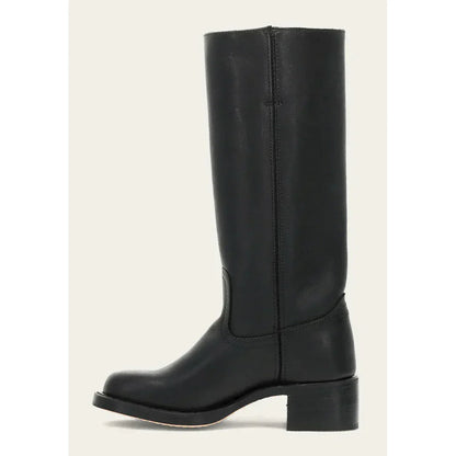 Damen Stiefel Eckspitze Hoher Schaft Stabiler Absatz