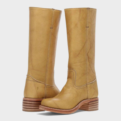Damen Cowboy Stiefeletten Plateau