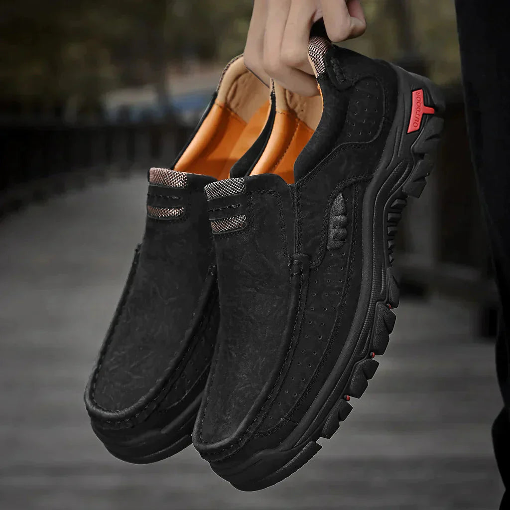 Orthopädische Schuhe | Anti Slip | Slip-On | Arbeitsschuhe | Herrenschuhe-Schwarz-39-Chaps Herrenmode