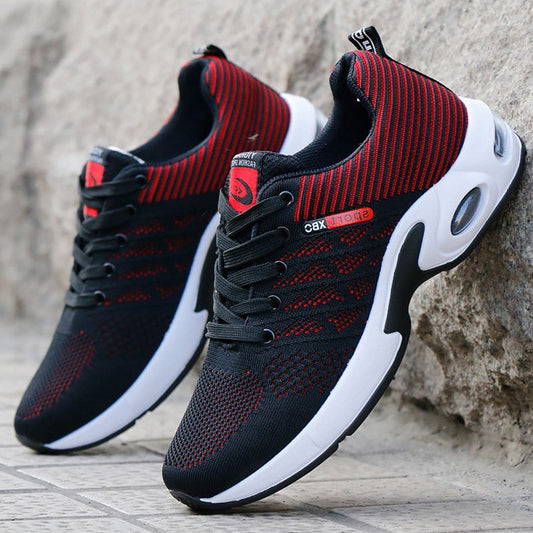 Orthopädische Sneaker Fußgewölbeunterstützung Weiche Sohle Schwarz - Eveloria