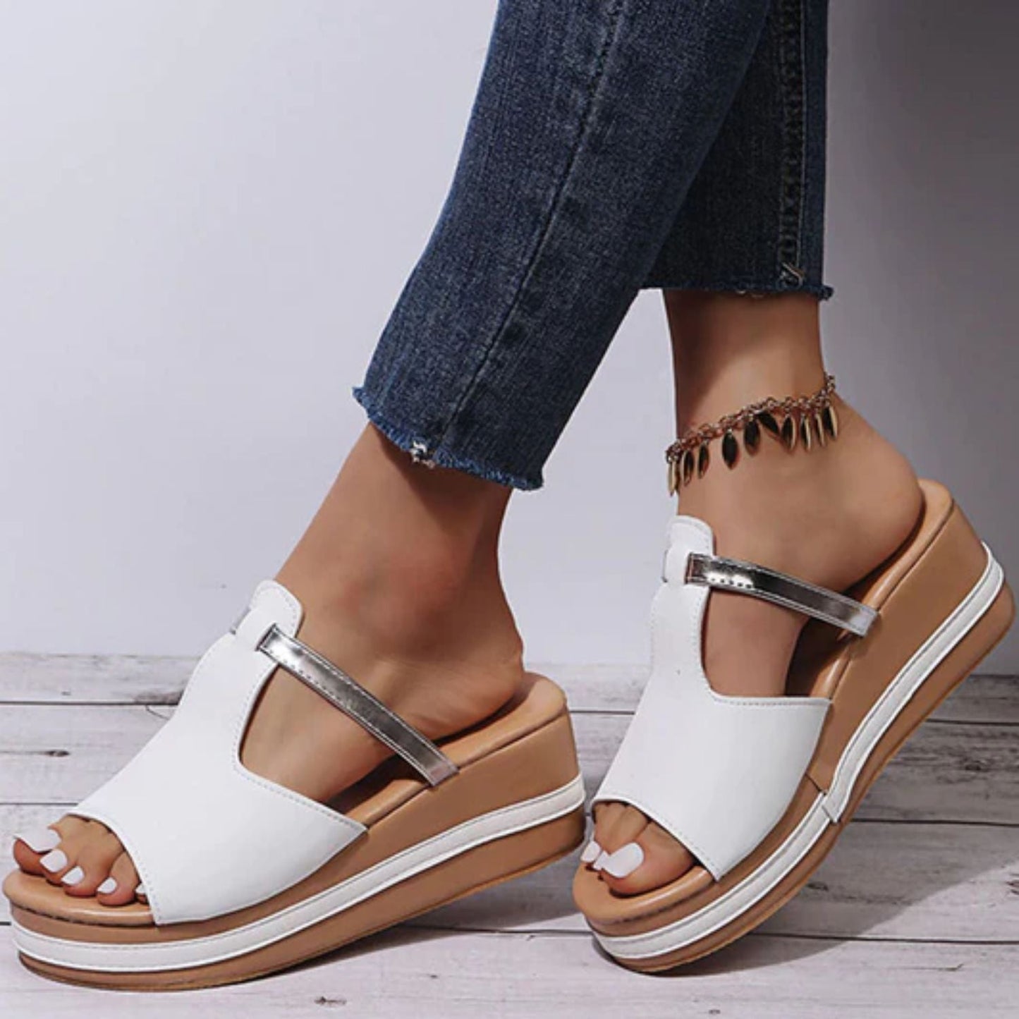 Eveloria Damen Orthopädische Sommersandalen