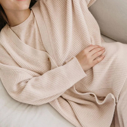Eveloria Damen Übergröße Cardigan