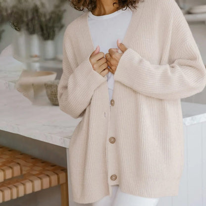 Eveloria Damen Übergröße Cardigan
