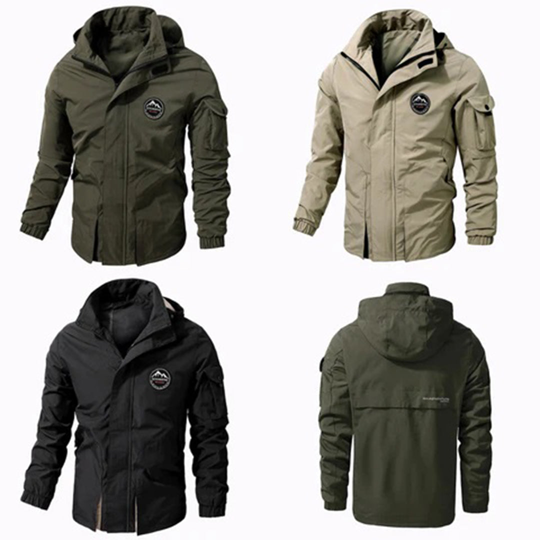 Outdoor-Jacke | Mit Kapuze | Wasserdicht | Windbreaker-Jacke | Herrenjacke-Chaps Herrenmode