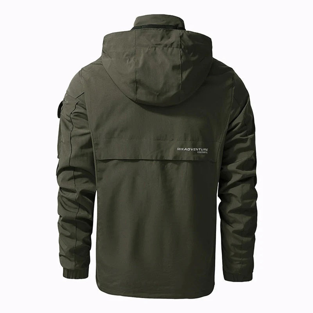 Outdoor-Jacke | Mit Kapuze | Wasserdicht | Windbreaker-Jacke | Herrenjacke-Chaps Herrenmode