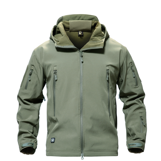 Herren Outdoorjacke Wasserdicht Windbreaker Tactical Jacke - Eveloria