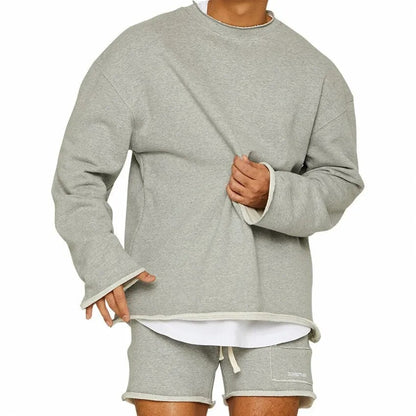 Herren Oversized Sweatshirt Einfarbig Lässig - Eveloria