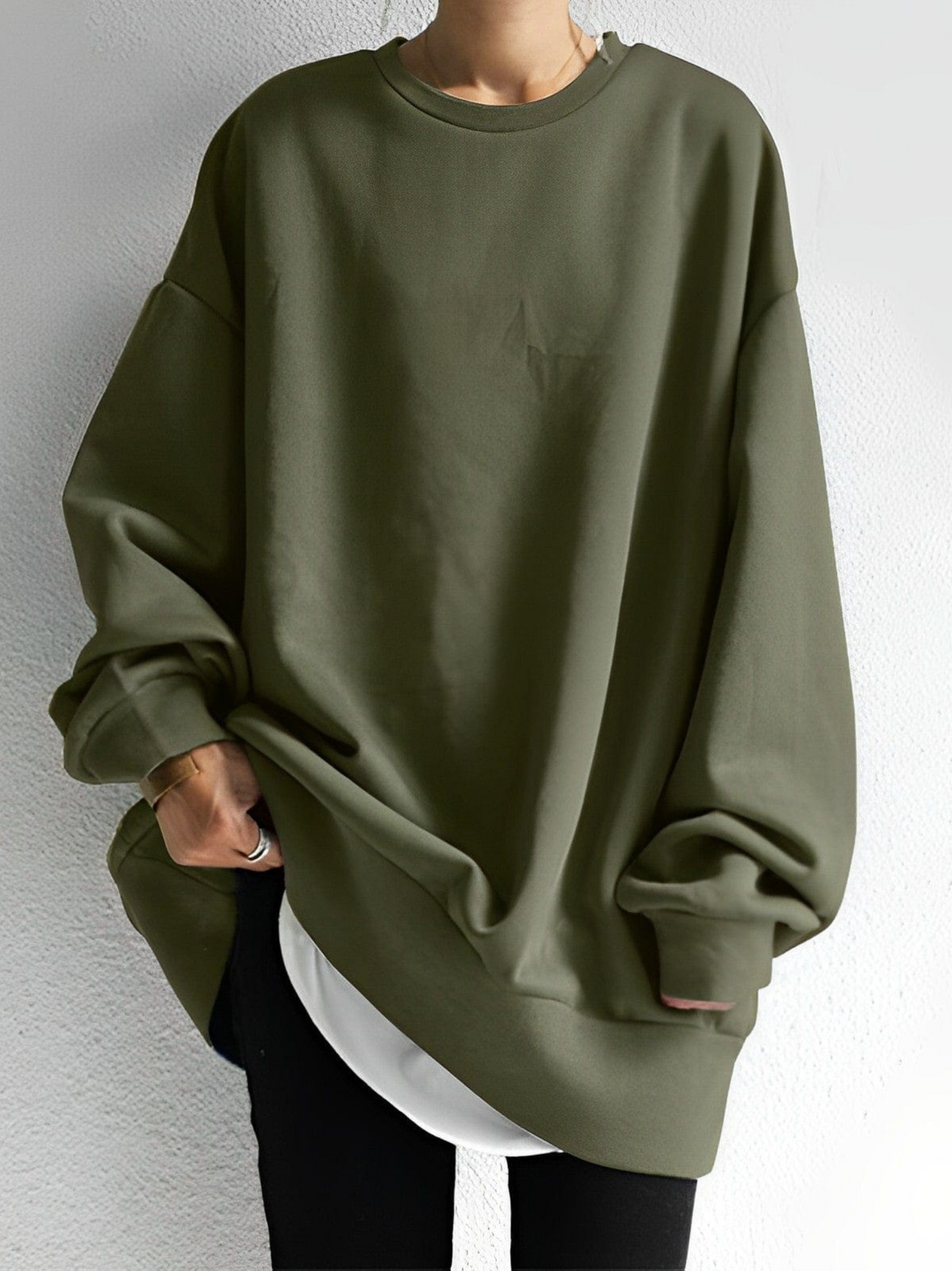 Eveloria Damen Oversized Pullover Lockere Passform