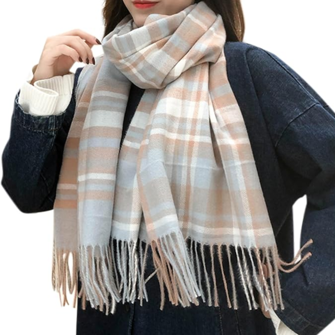 Eveloria Unisex Schal Karomuster Groß
