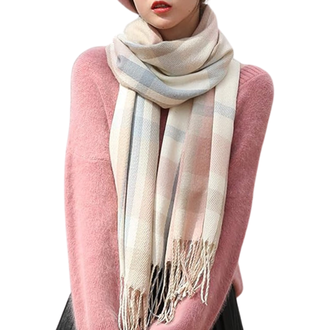 Eveloria Unisex Schal Karomuster Groß