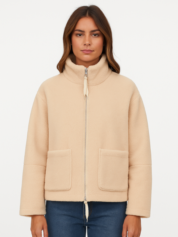 Eveloria Damen Übergroße Sherpa Fleece Jacke Winter