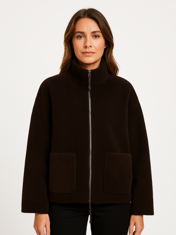 Eveloria Damen Übergroße Sherpa Fleece Jacke Winter