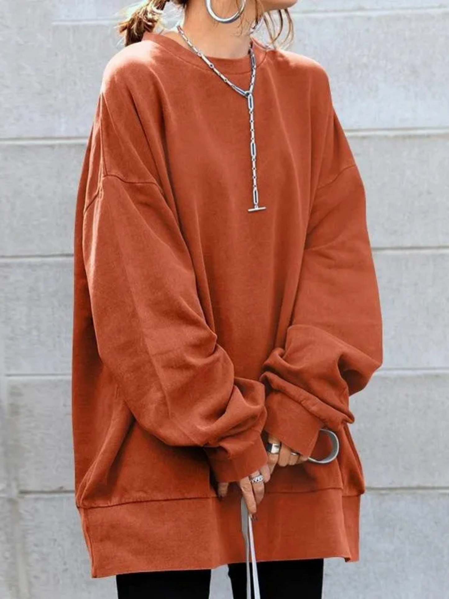 Damen Oversized Sweatshirt Modernes Design