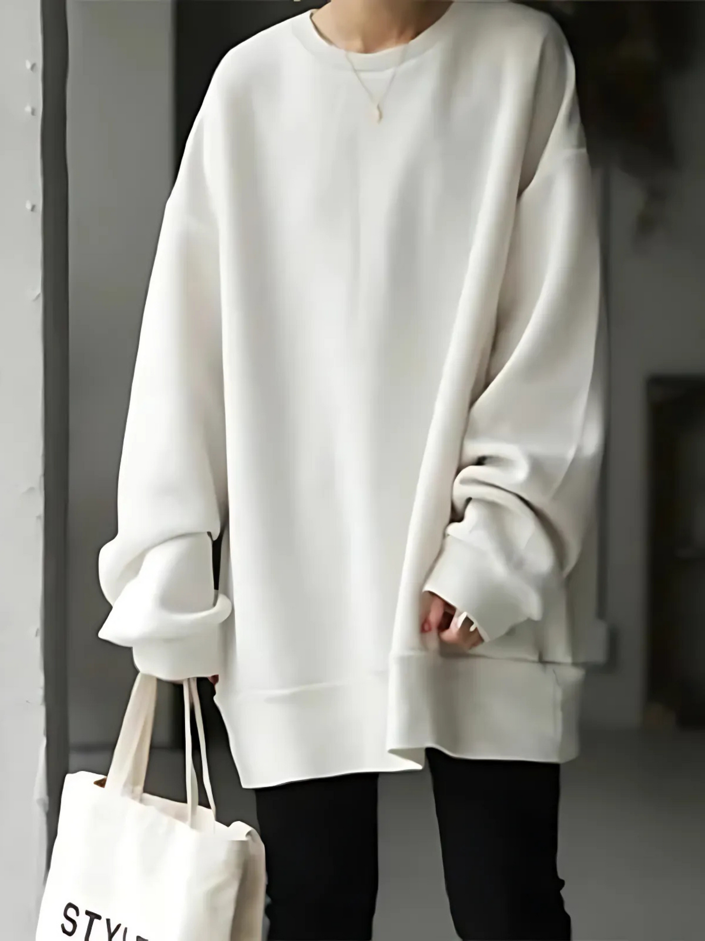 Damen Oversized Sweatshirt Modernes Design