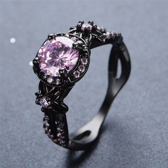 Damen Ring Zirkonia Edelsteine Silber