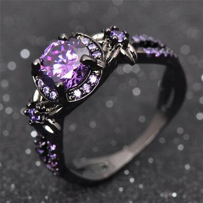 Damen Ring Zirkonia Edelsteine Silber