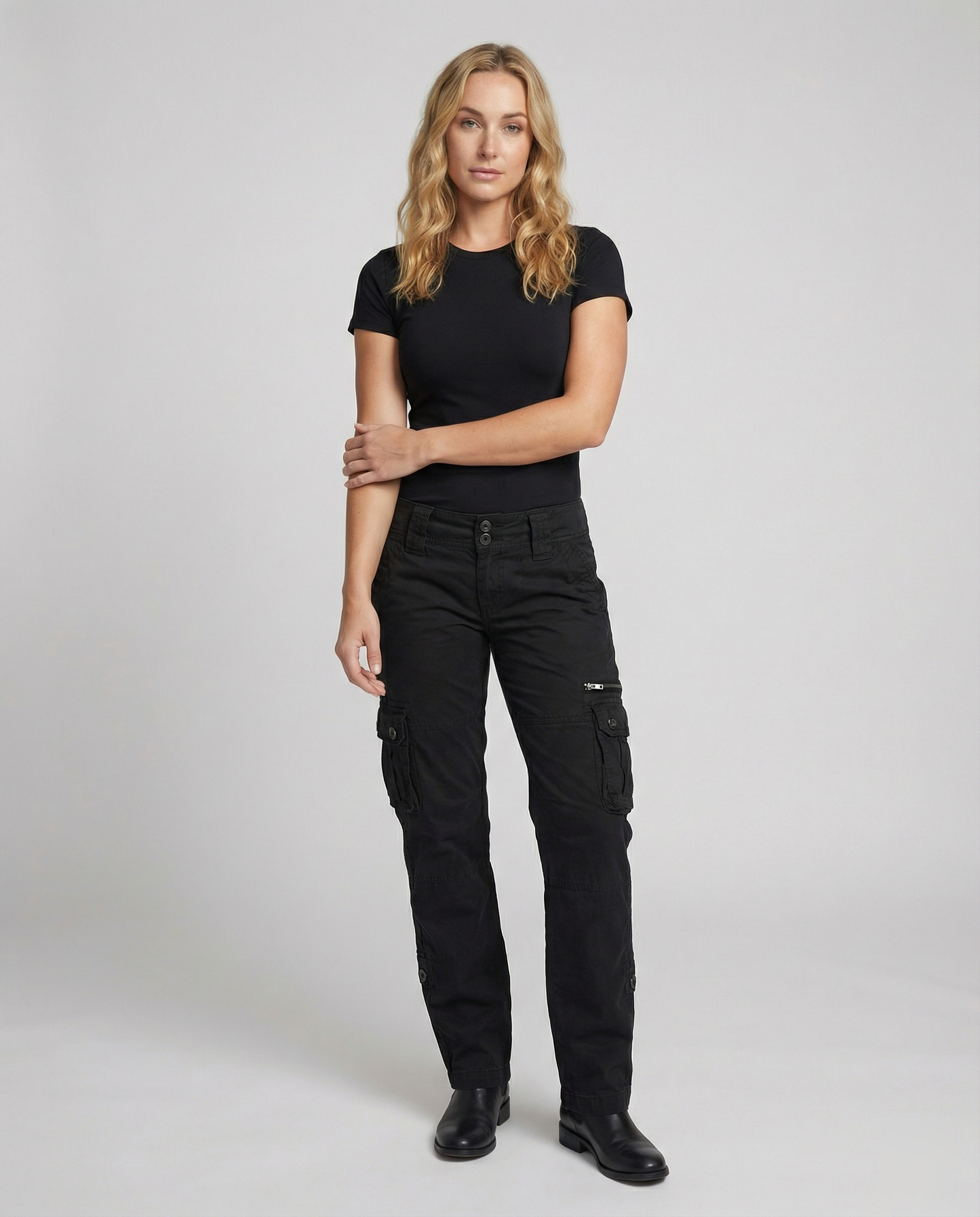 Damen Wanderhose Cargostil Mehrere Taschen - Eveloria
