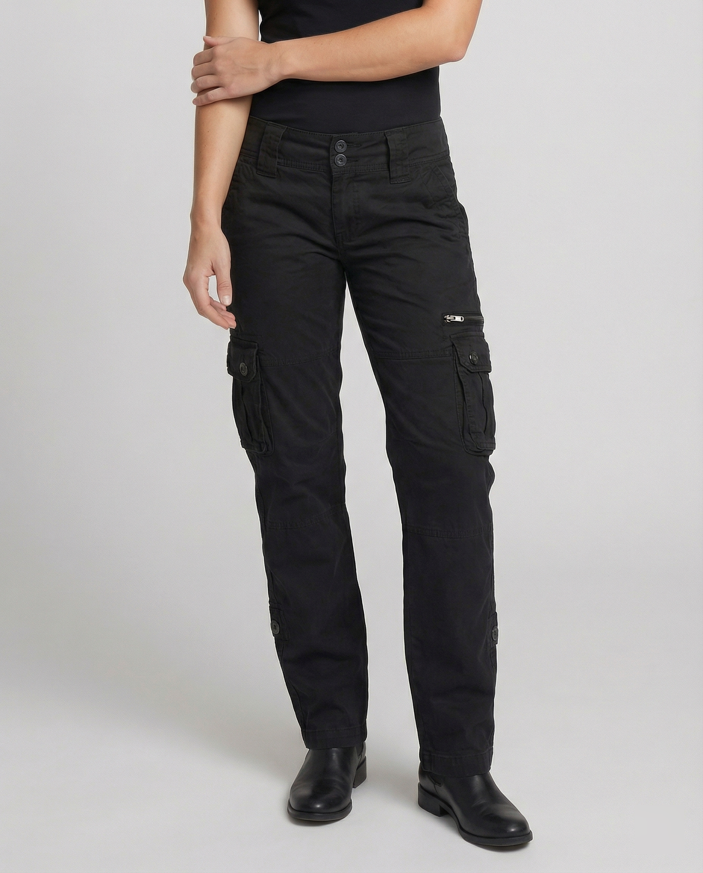 Damen Wanderhose Cargostil Mehrere Taschen