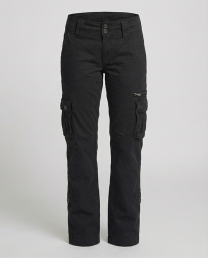 Eveloria Damen Cargohose Mit Praktischen Taschen