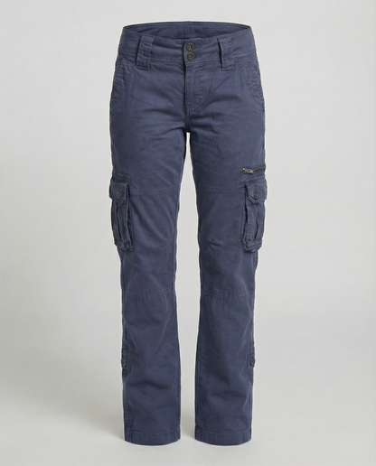 Eveloria Damen Cargohose Mit Praktischen Taschen