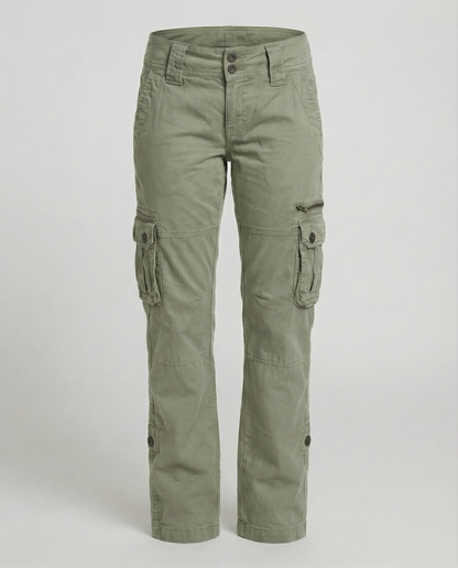 Eveloria Damen Cargohose Mit Praktischen Taschen
